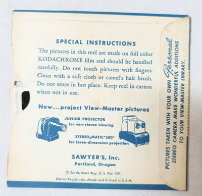 View-Master Reel Vancouver British Columbia Canada 380 Sawyer's 1948 - TulipStuff