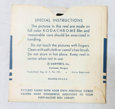 View-Master Reel 322 Calgary Stampede Alberta Canada Sawyer's 1954 - TulipStuff