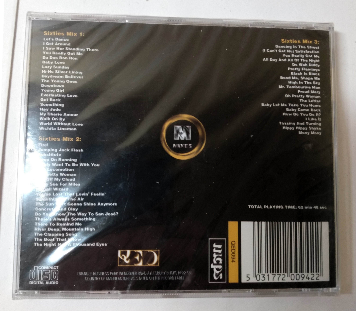 The Vision Mastermixers Sixties Mixes Volume Three Album CD 1997 - TulipStuff