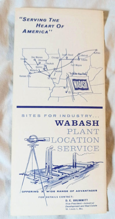 Wabash Railroad October 27 1963 Timetable Domeliner Cannon Ball - TulipStuff