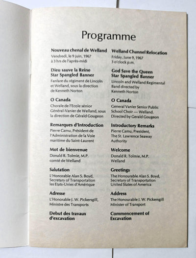 Welland Channel Relocation Canal Development Niagara Peninsula 1967 - TulipStuff