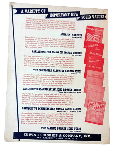 We Mustn't Say Goodbye Stage Door Canteen WW2 Sheet Music 1943 - TulipStuff