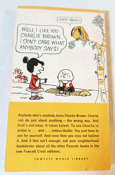 We're On Your Side Charlie Brown Peanuts Charles M Schulz Fawcett 1971 - TulipStuff