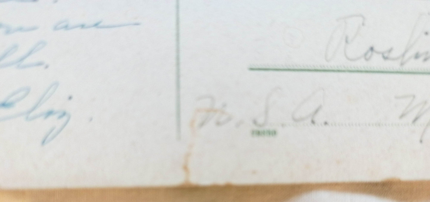 Wiesbaden Theatre Postcard w/ German Reich Imperial Eagle Stamps 1926 - TulipStuff