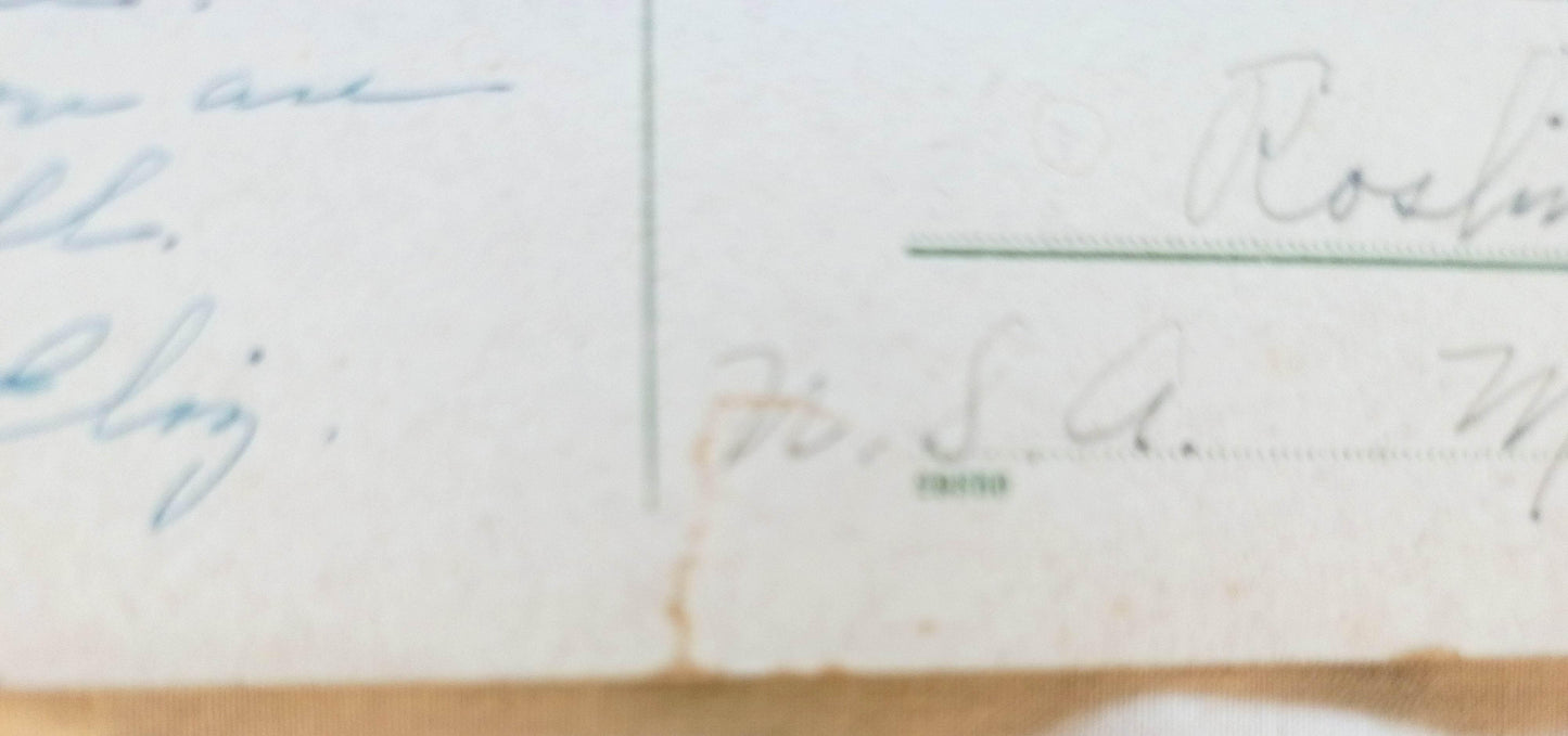 Wiesbaden Theatre Postcard w/ German Reich Imperial Eagle Stamps 1926 - TulipStuff