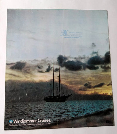 Windjammer Cruises Fantome Yankee Clipper Sailing Yachts 1974 Brochure - TulipStuff