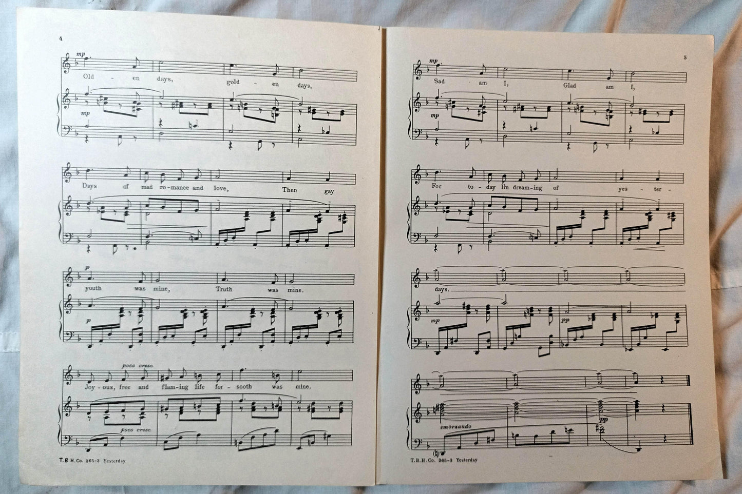 Yesterdays Roberta 1935 Ginger Rogers Fred Astaire Irene Dunn Sheet Music - TulipStuff