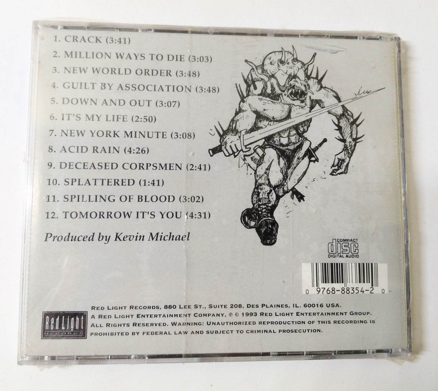 Zoetrope Mind Over Splatter Chicago Thrash Metal Album CD 1993 - TulipStuff