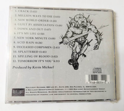 Zoetrope Mind Over Splatter Chicago Thrash Metal Album CD 1993 - TulipStuff