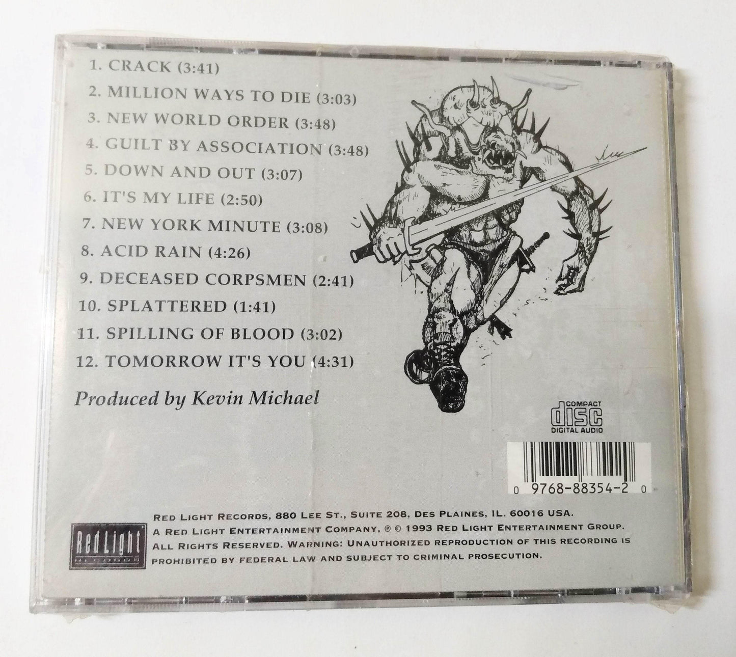 Zoetrope Mind Over Splatter Chicago Thrash Metal Album CD 1993 - TulipStuff