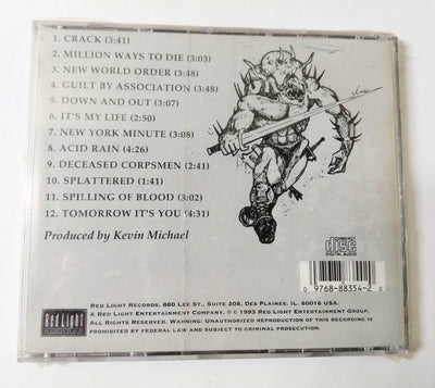 Zoetrope Mind Over Splatter Chicago Thrash Metal Album CD 1993 - TulipStuff