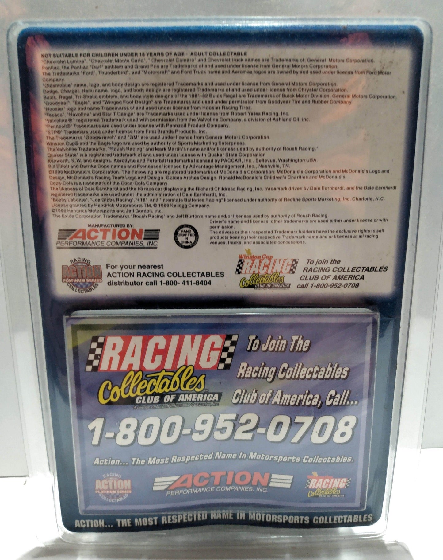 Action Platinum SuperTrucks 1996 Jack Sprague #24 Quaker State - TulipStuff