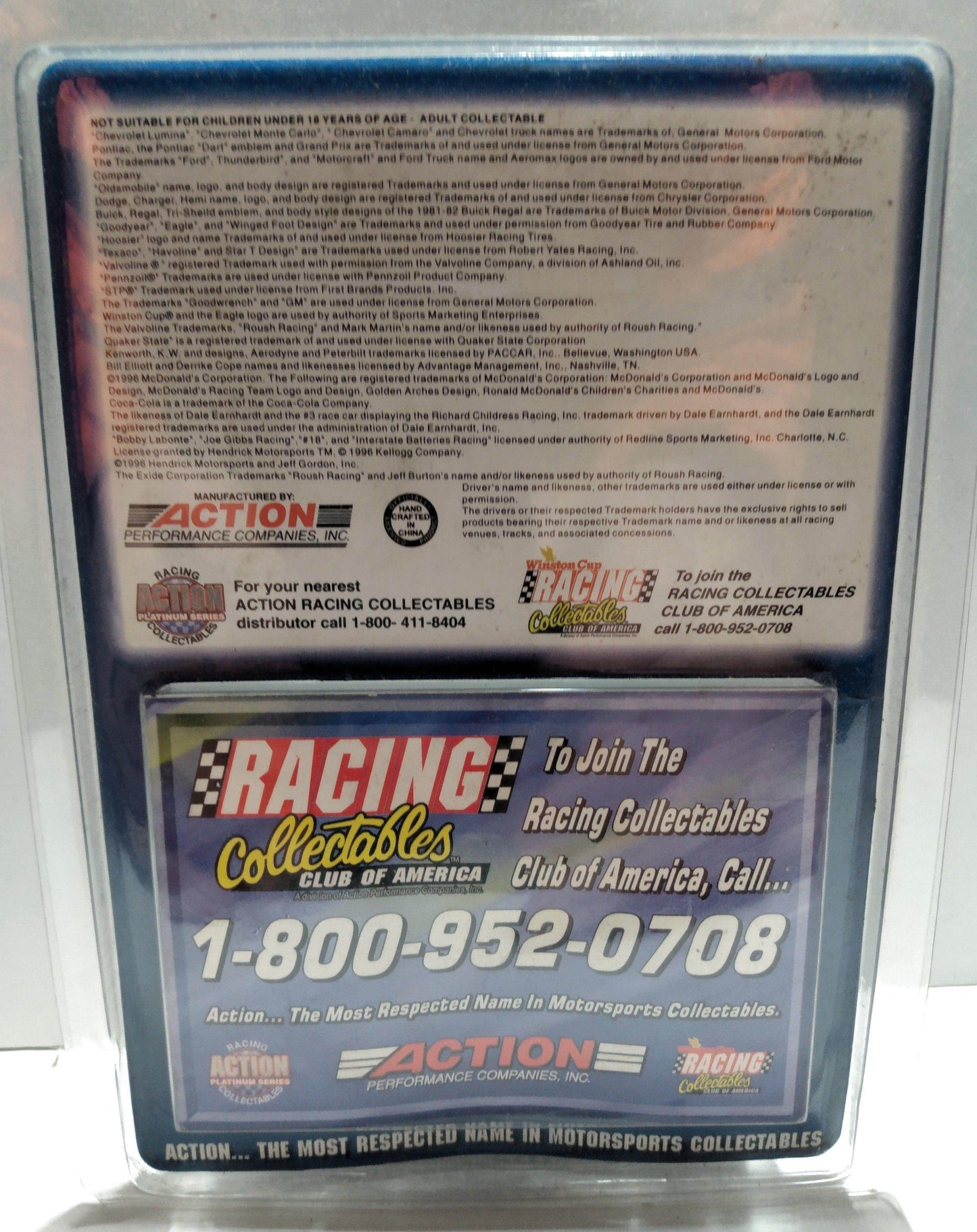 Action Platinum SuperTrucks 1996 Jack Sprague #24 Quaker State - TulipStuff