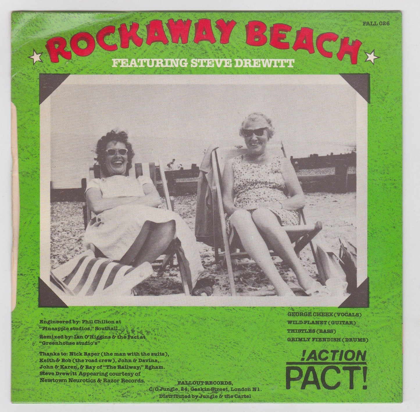 Action Pact Yet Another Dole Queue Song 7" 45 RPM Vinyl Record 1984 - TulipStuff