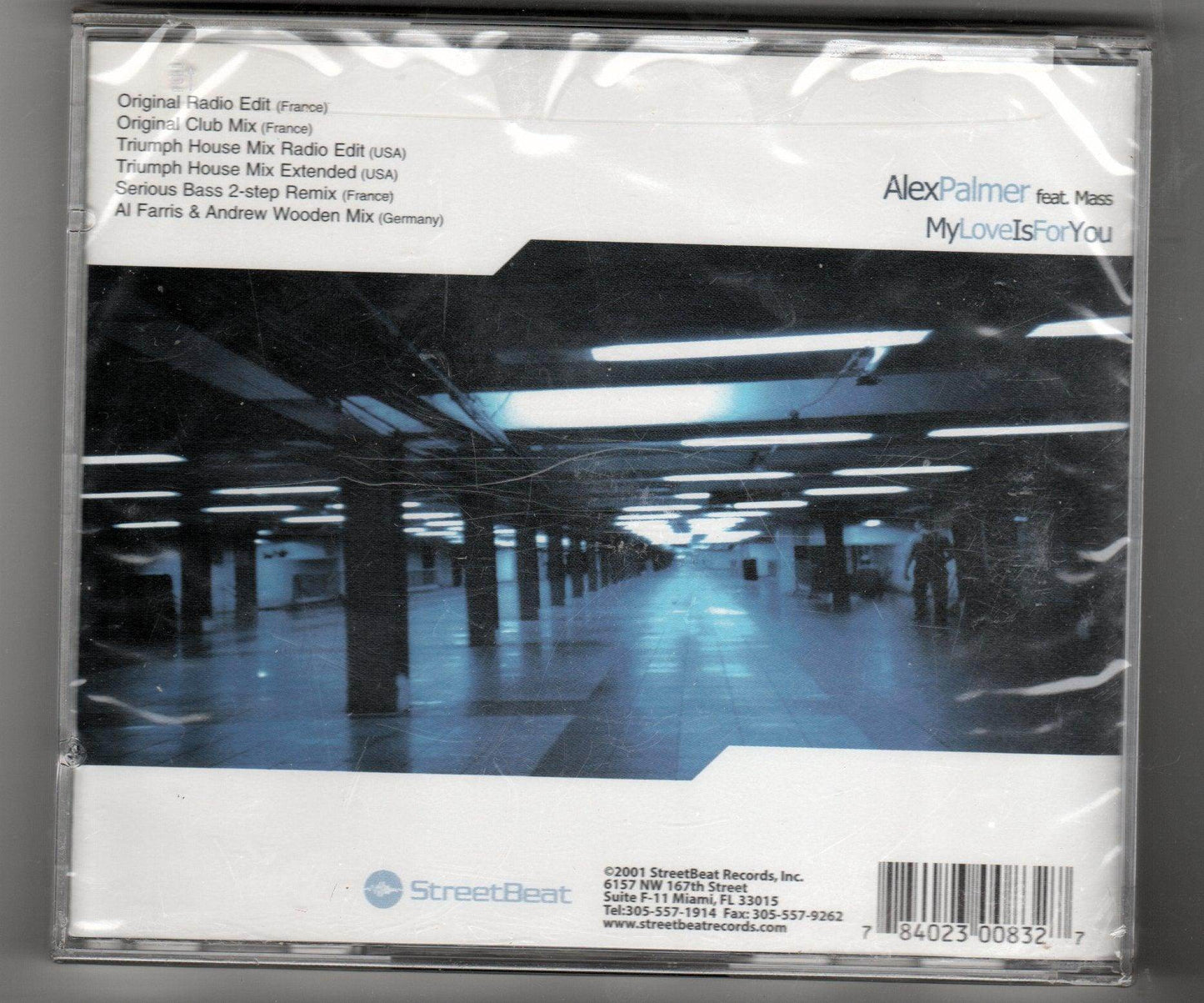 Alex Palmer feat. Mass My Love Is For You House Music CD 2001 - TulipStuff