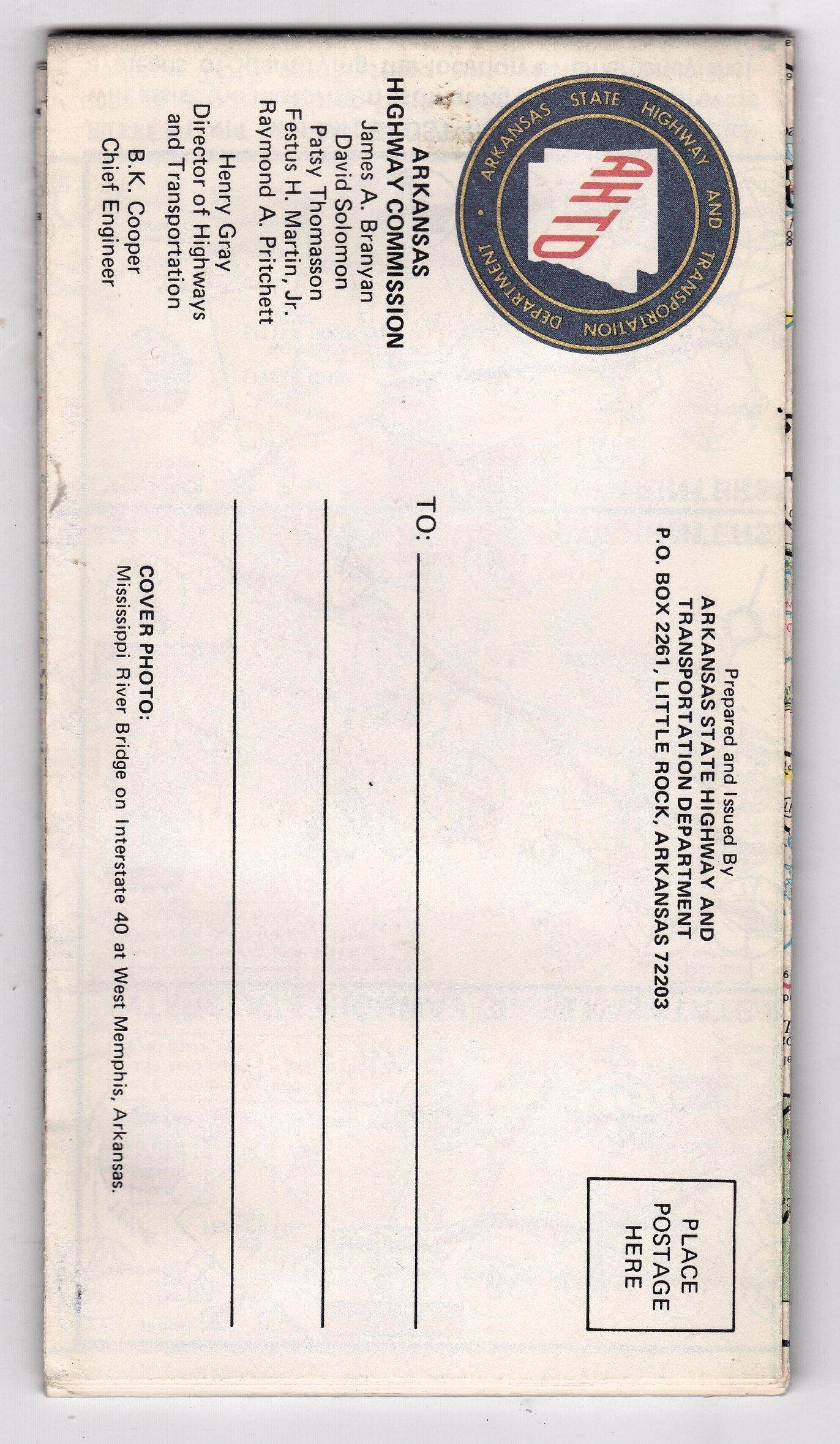 Arkansas 1982 Official State Highway Map - TulipStuff