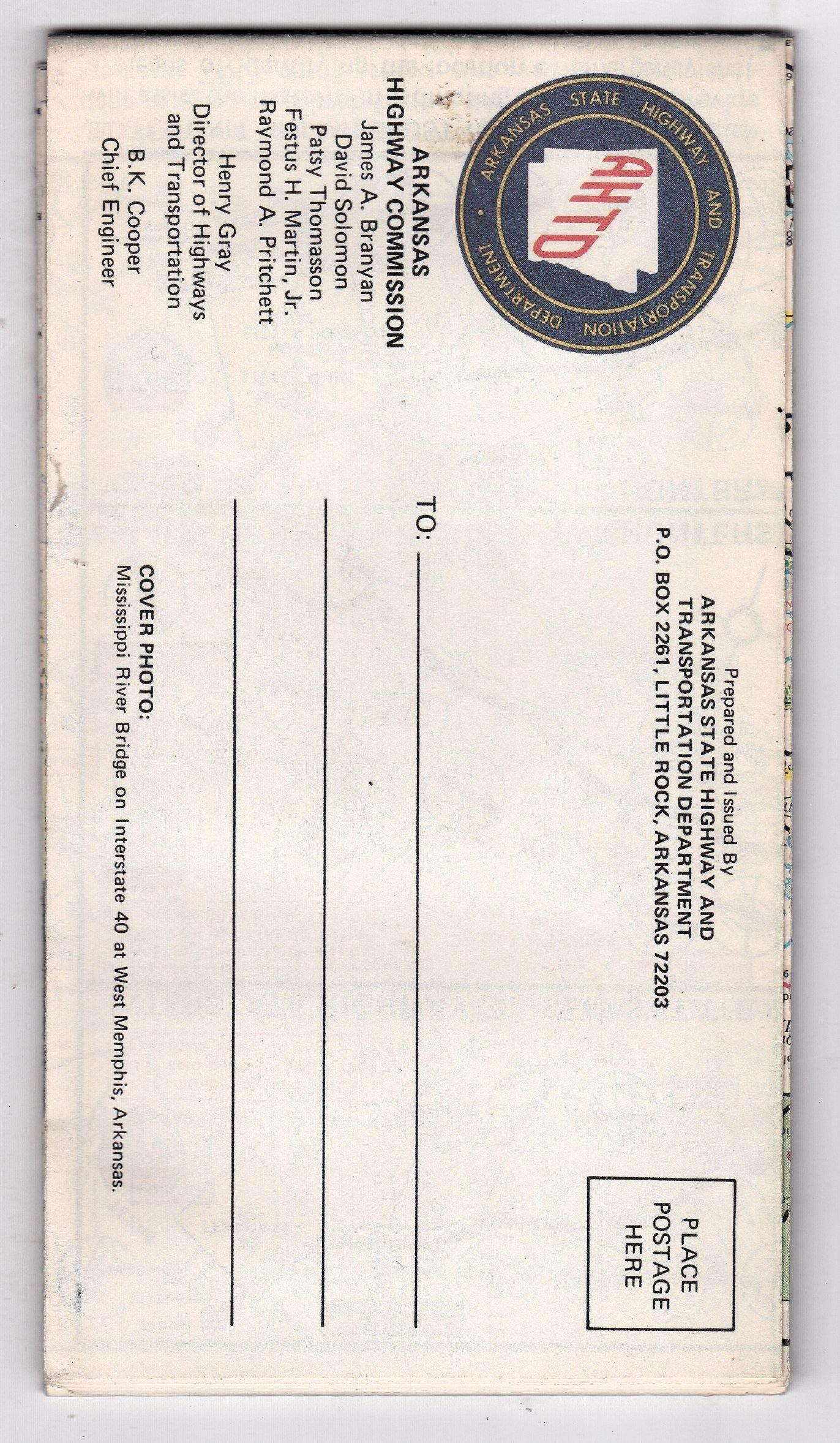 Arkansas 1982 Official State Highway Map - TulipStuff