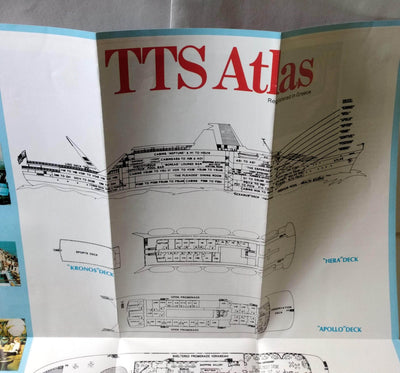 Bahama Cruise Line TTS Atlas 1974-75 Nassau Freeport Cruises Epirotiki - TulipStuff