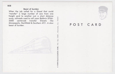 Minneapolis Northfield and Southern Baldwin DT66-2000 Diesel - TulipStuff