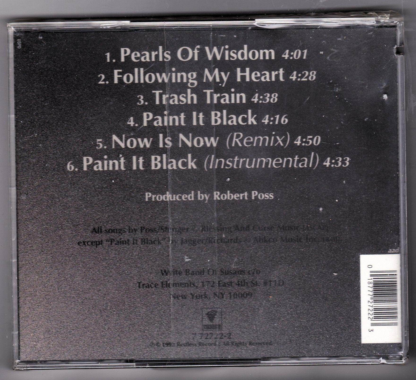 Band of Susans Now Alternative Rock EP CD Restless 1992 - TulipStuff