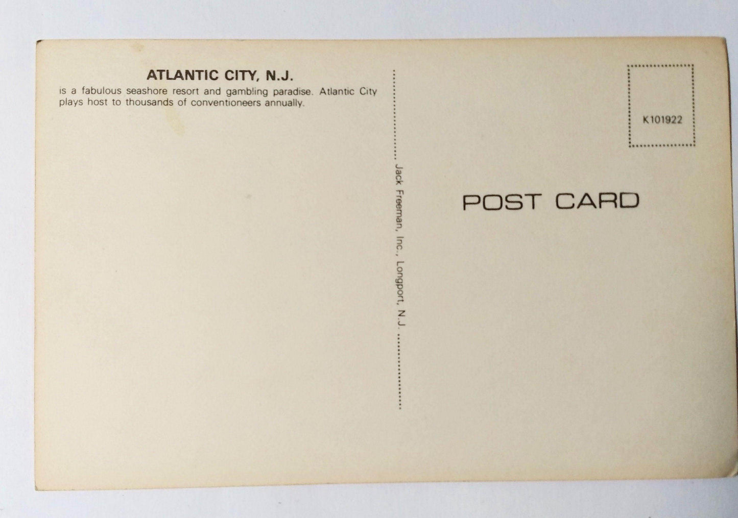 Be A Winner In Atlantic City New Jersey Postcard 1979 - TulipStuff