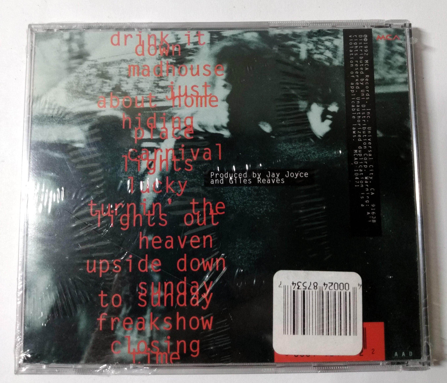 Bedlam Into The Coals Alternative Rock Album CD 1992 - TulipStuff