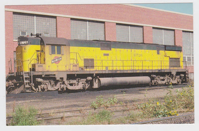 Chicago and Northwestern Big Lug ALCO Century-628 Locomotive Postcard - TulipStuff