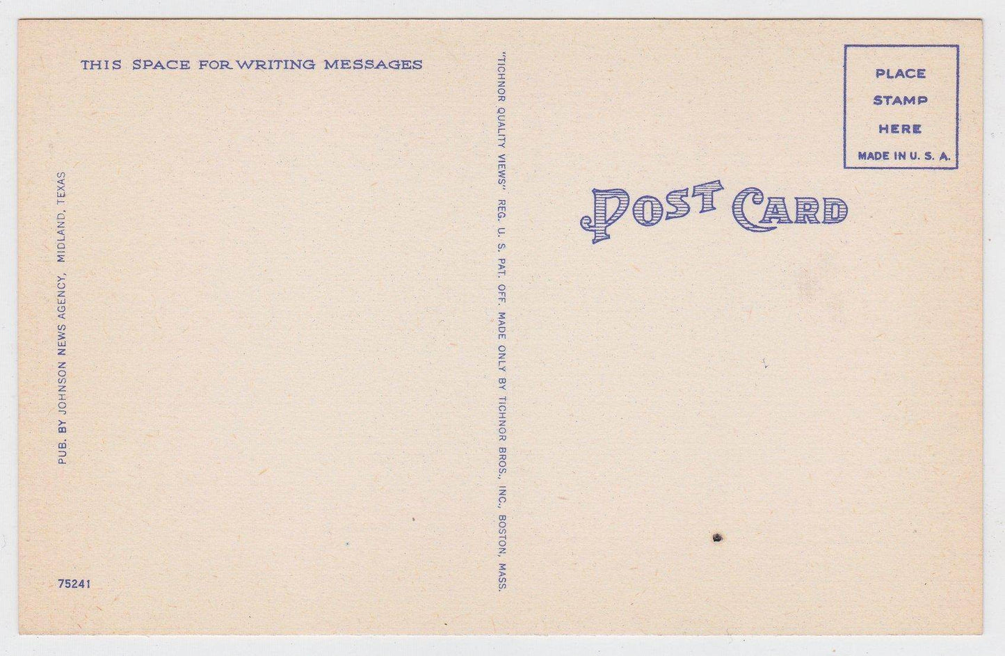 Black Gold Oil Gusher Oil Fields Odessa Texas Linen Postcard 1940's - TulipStuff