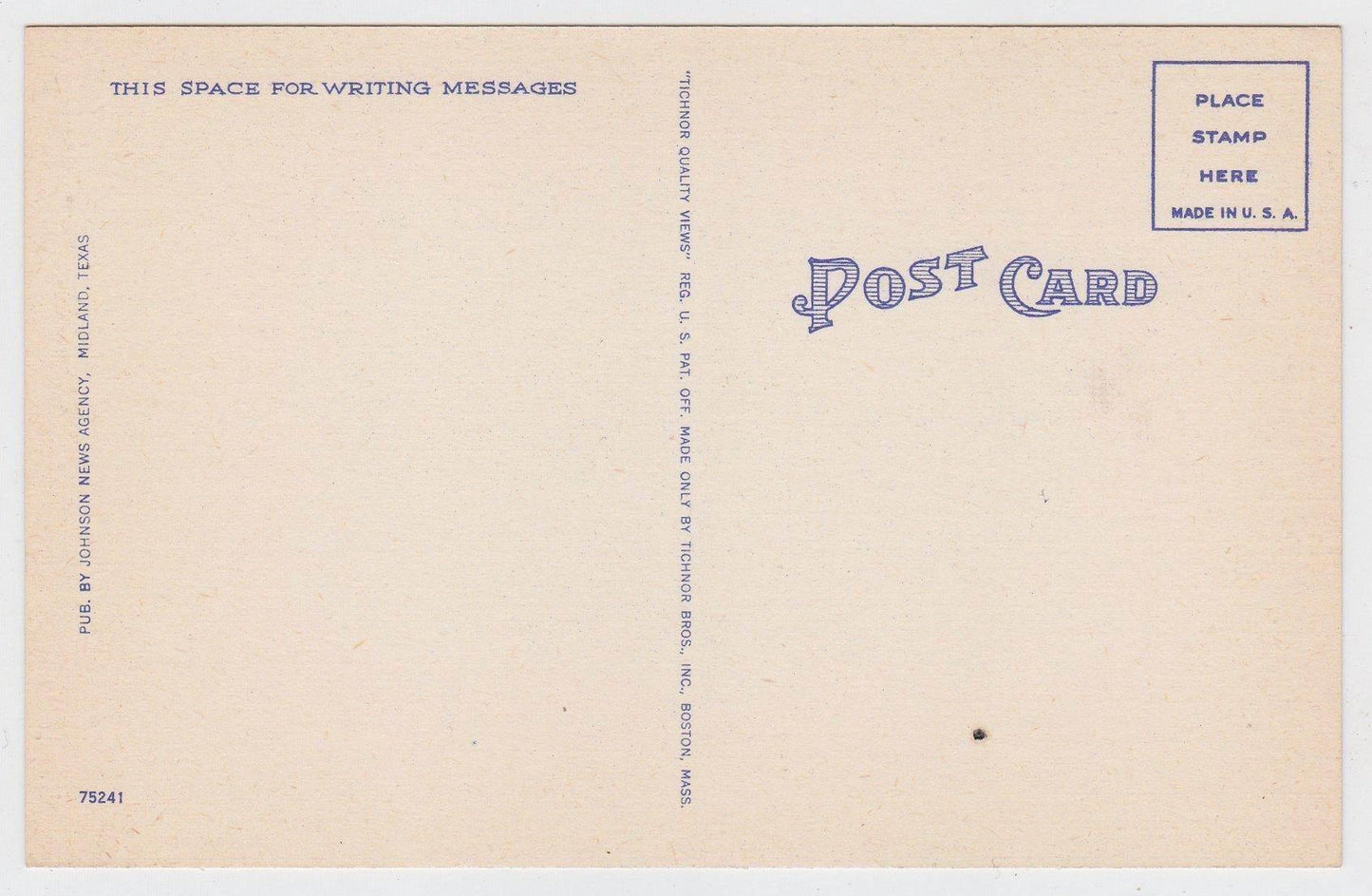 Black Gold Oil Gusher Oil Fields Odessa Texas Linen Postcard 1940's - TulipStuff