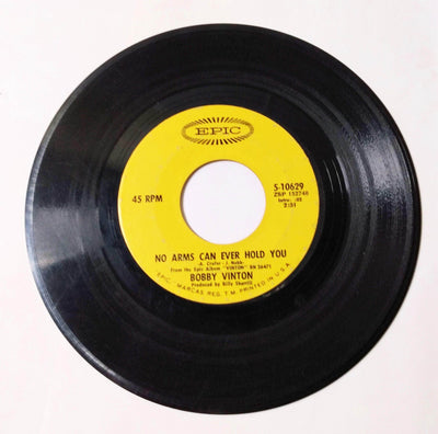 Bobby Vinton No Arms Can Ever Hold You 7" Vinyl Epic 5-10629 1970 - TulipStuff