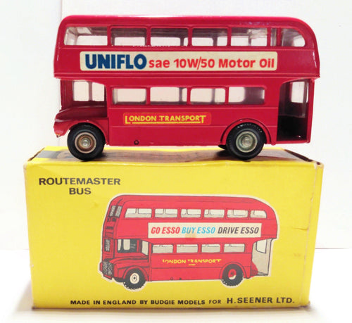 Budgie Toys 236 Uniflo London Transport AEC Routemaster Bus 1970's MIB - TulipStuff