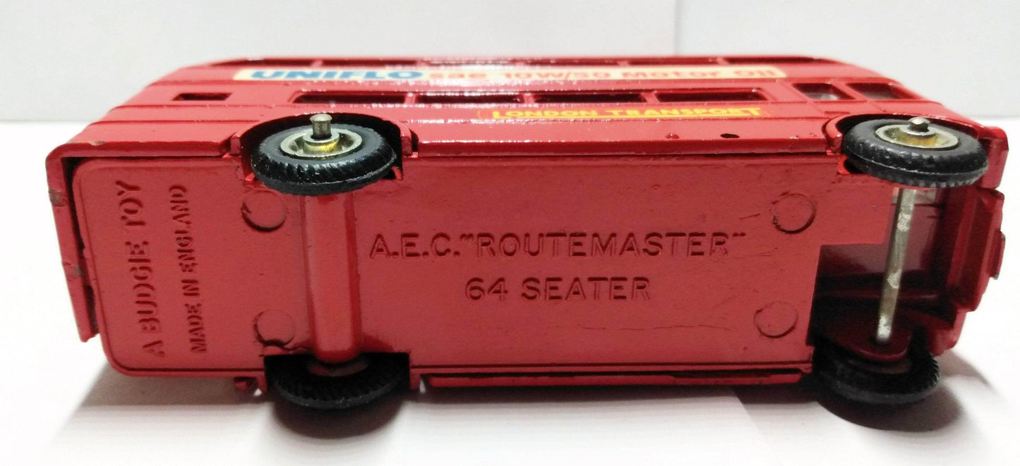 Budgie Toys 236 Uniflo London Transport AEC Routemaster Bus 1970's MIB - TulipStuff