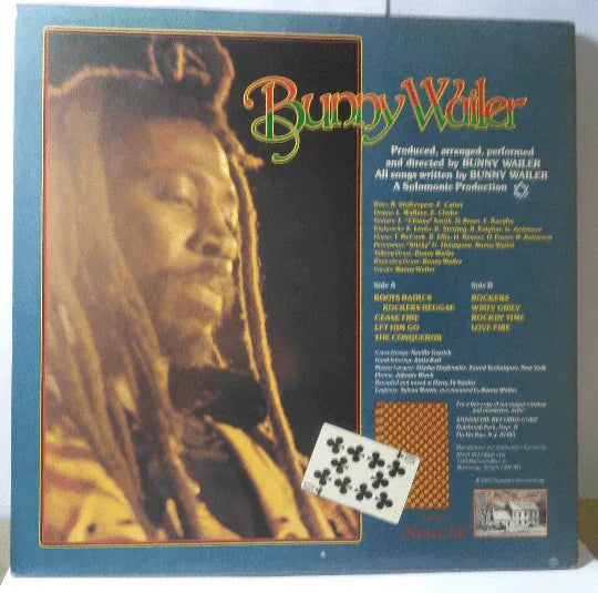 Bunny Wailer Roots Radics Rockers Reggae Vinyl LP Shanachie 1983 - TulipStuff