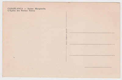 Casablanca Morocco Sainte Marguerite L'Eglise des Roches Noires 1930's - TulipStuff