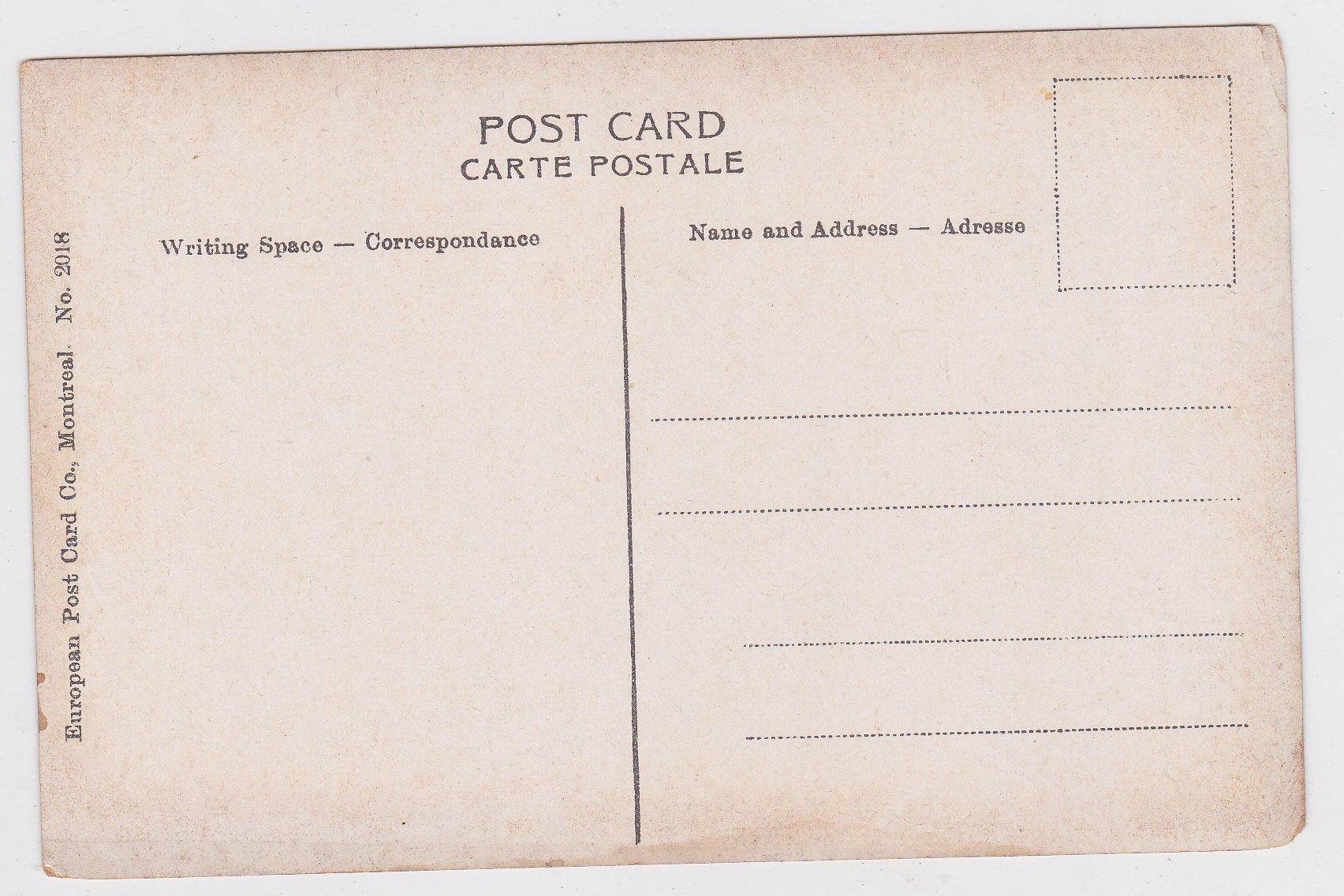 Chateau de Ramezay Old Montreal Quebec Canada 1908 Antique Postcard - TulipStuff