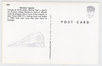 Chicago and Northwestern Railway EMD F7 Director's Special Train - TulipStuff