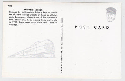 Chicago and Northwestern Railway EMD F7 Director's Special Train - TulipStuff