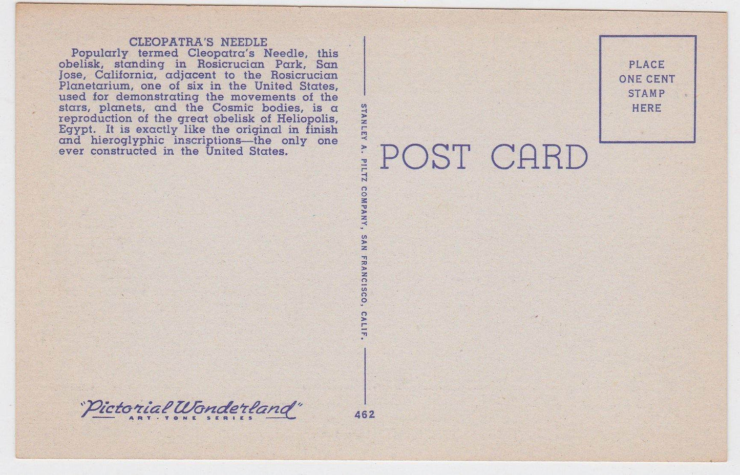 Cleopatra's Needle and Planetarium Rosicrucian Park San Jose CA - TulipStuff