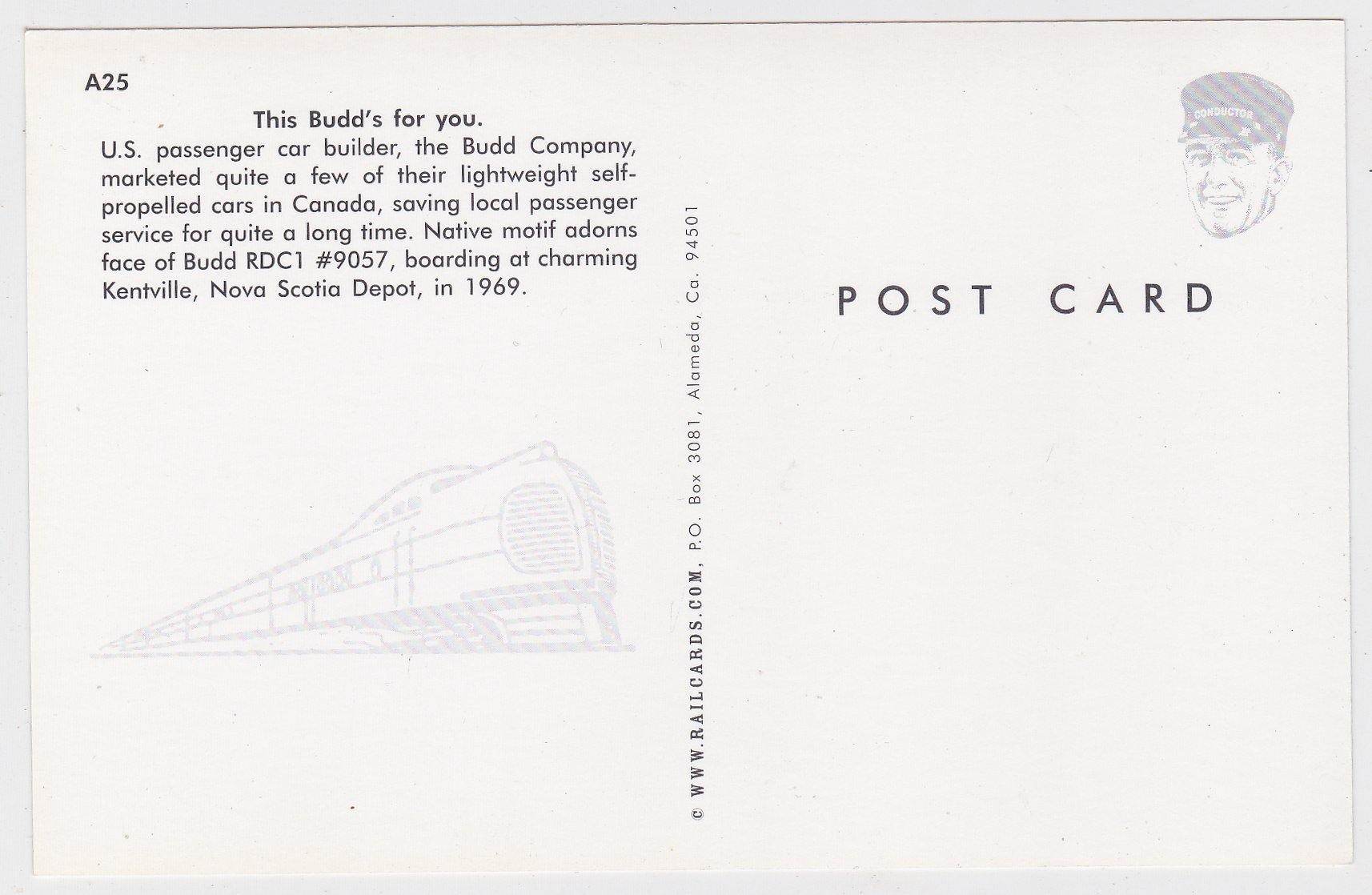 Canadian Pacific CP Rail Budd RDC1 Self Propelled Passenger Car - TulipStuff