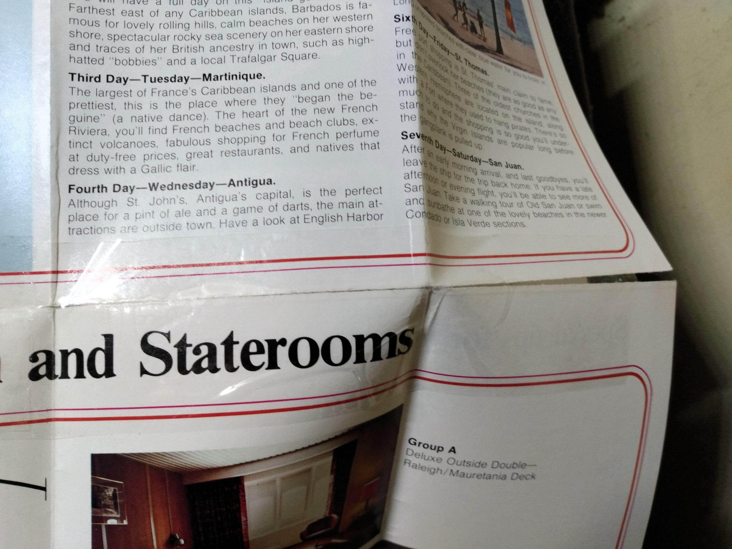 Cunard Ambassador / Adventurer 1973-1974 Caribbean Cruise Brochure - TulipStuff