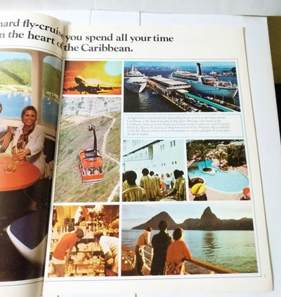 Cunard Ambassador (Final Brochure) / Adventurer '74-'75 Fly / Cruises - TulipStuff