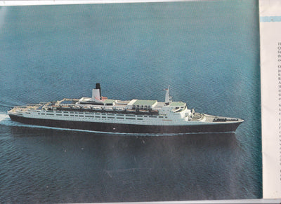 Cunard Line Queen Elizabeth 2 QE2 1977 Around The World Cruise - TulipStuff