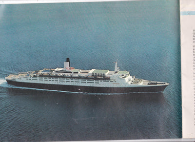 Cunard Line Queen Elizabeth 2 QE2 1977 Around The World Cruise - TulipStuff