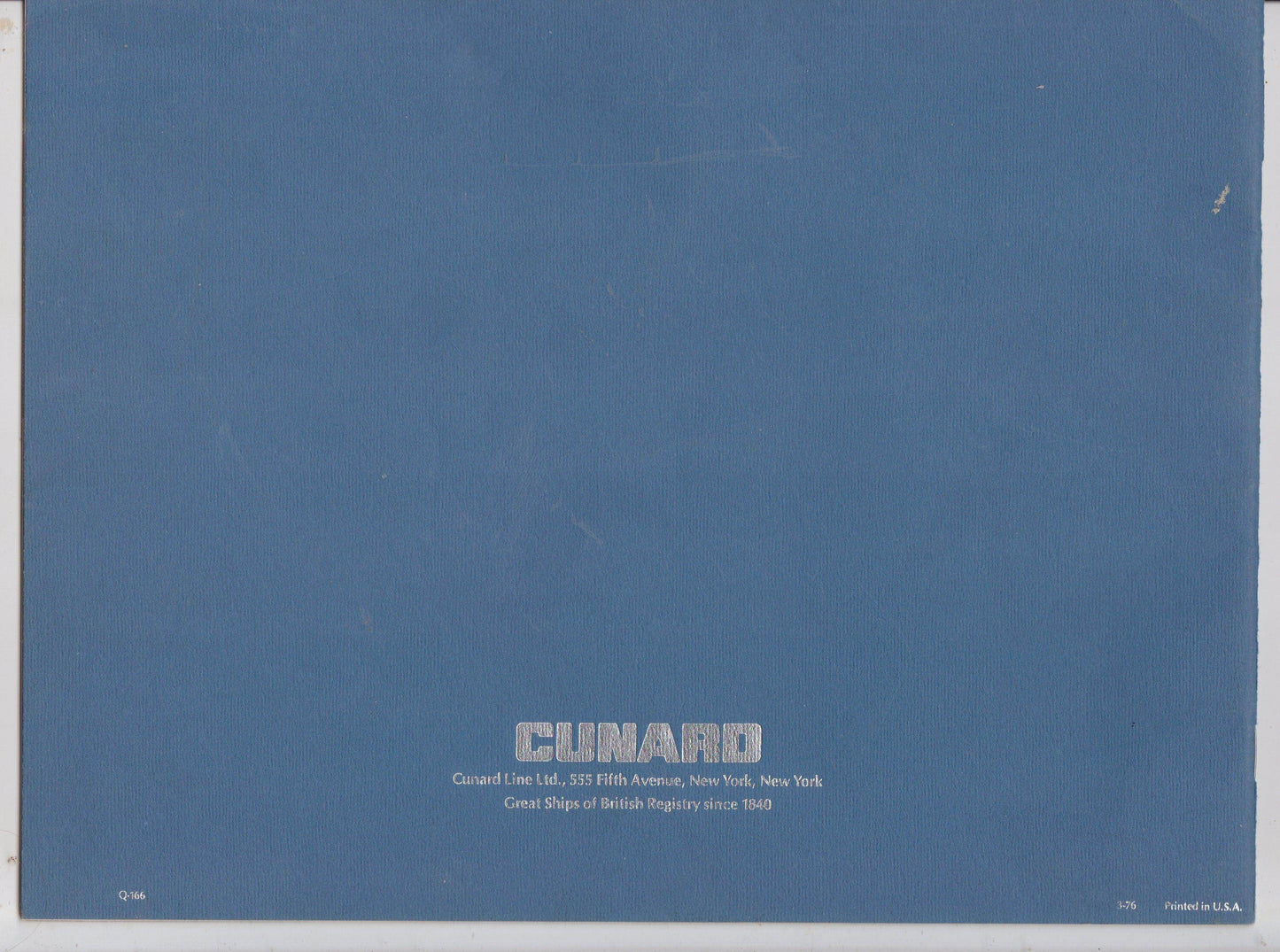 Cunard Line Queen Elizabeth 2 QE2 1977 Around The World Cruise - TulipStuff