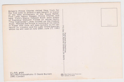 Ed Koch Nancy Reagan Prince Charles Malcolm Forbes NYC 1981 - TulipStuff