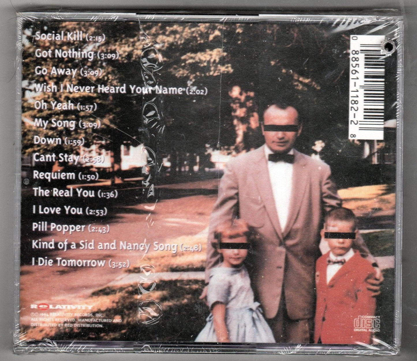 The Ex-Idols Social Kill Pop Punk Album CD 1994 - TulipStuff