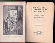 Load image into Gallery viewer, The Hardy Boys Footprints Under The Window Franklin W Dixon 1933 - TulipStuff