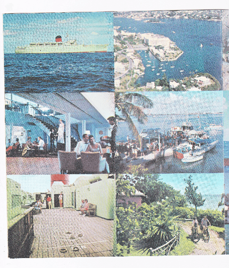 Cunard Line RMS Franconia 1967 Bermuda Cruises From New York Brochure - TulipStuff