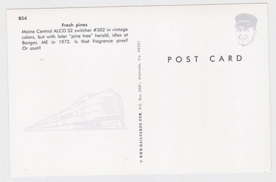 Maine Central Alco S2 Switcher Diesel Locomotive at Bangor in 1972 - TulipStuff