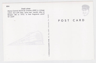 Maine Central Alco S2 Switcher Diesel Locomotive at Bangor in 1972 - TulipStuff